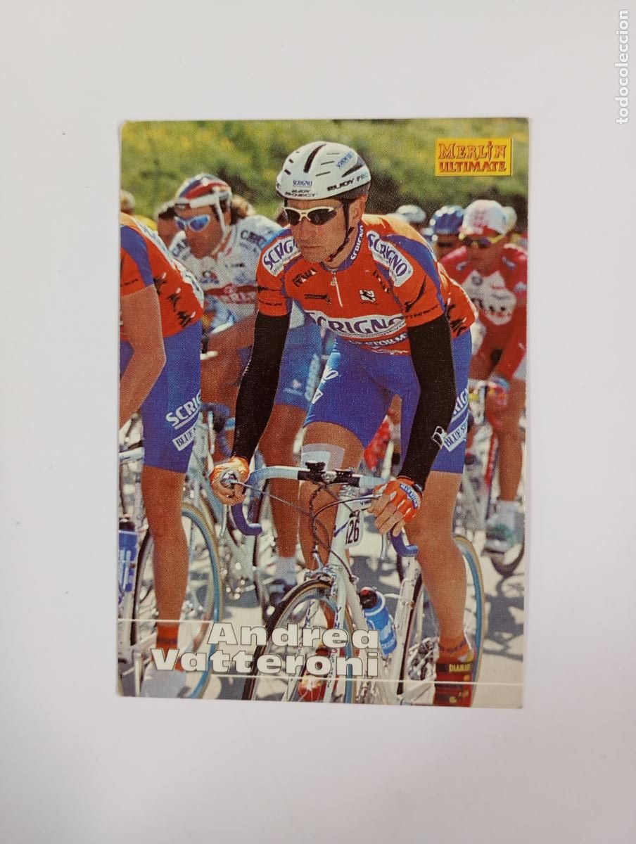 Coleccionismo deportivo: CROMO TARJETA CICLISMO N&ordm; 231. ANDREA VATTERONI. MERLIN ULTIMATE. TDKP21J