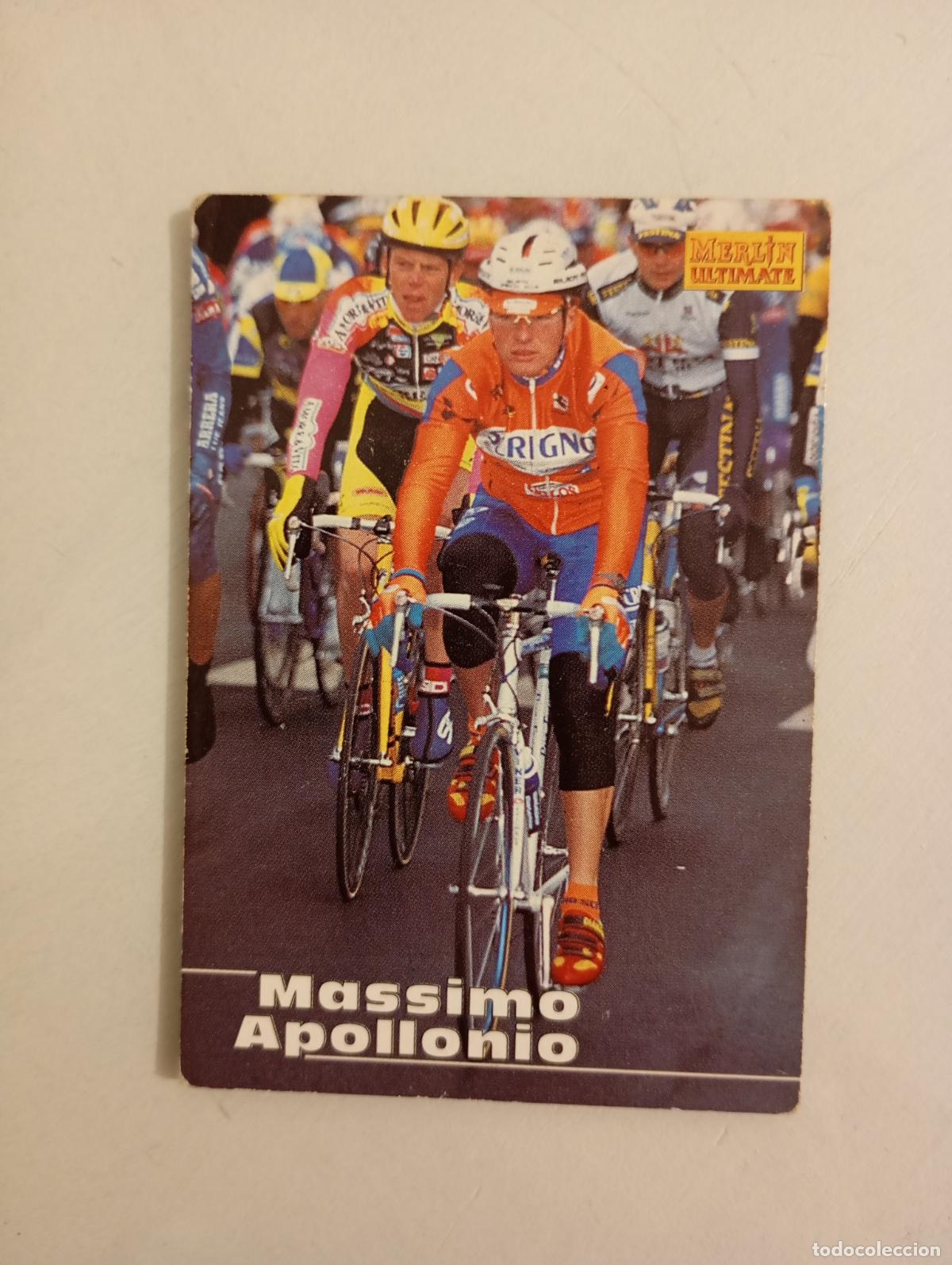 Coleccionismo deportivo: CROMO TARJETA CICLISMO. N&ordm; 233. MASSIMO APOLLONIO. MERLIN ULTIMATE. TDKP21L