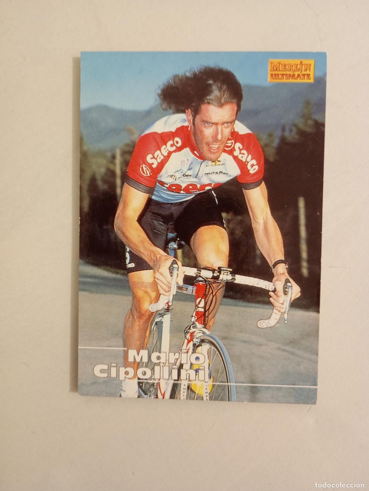 Coleccionismo deportivo: CROMO TARJETA CICLISMO. N&ordm; 47. MARIO CIPOLLINI. MERLIN ULTIMATE. TDKP21L