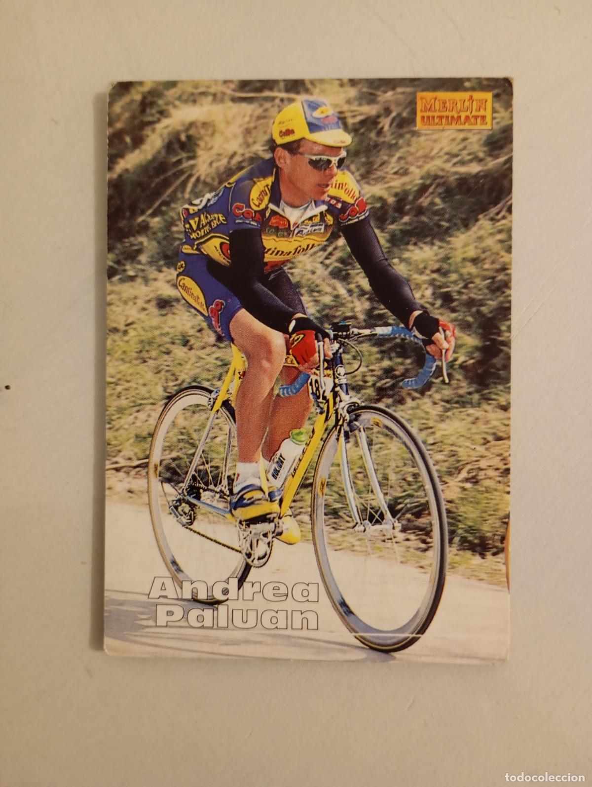 Coleccionismo deportivo: CROMO TARJETA CICLISMO. N&ordm; 80. ANDREA PALUAN. MERLIN ULTIMATE. TDKP21L
