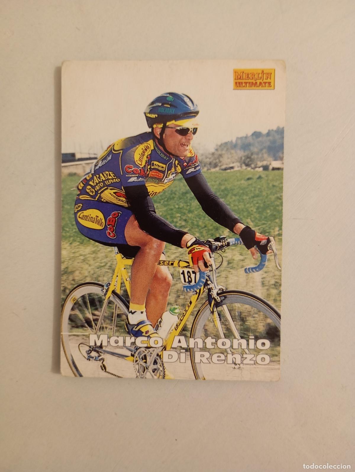 Coleccionismo deportivo: CROMO TARJETA CICLISMO. N&ordm; 78. MARCO ANTONIO DI RENZO. MERLIN ULTIMATE. TDKP21L