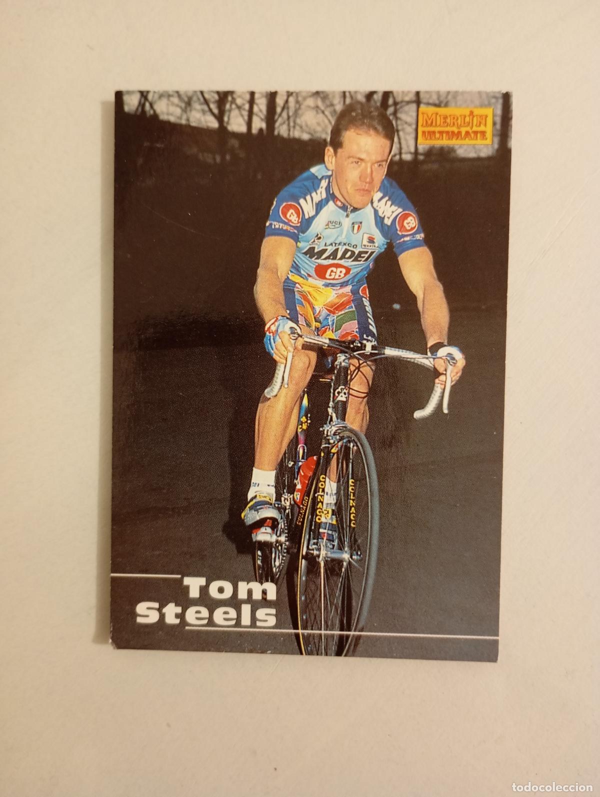 Coleccionismo deportivo: CROMO TARJETA CICLISMO. N&ordm; 9. TOM STEELS. MERLIN ULTIMATE. TDKP21L