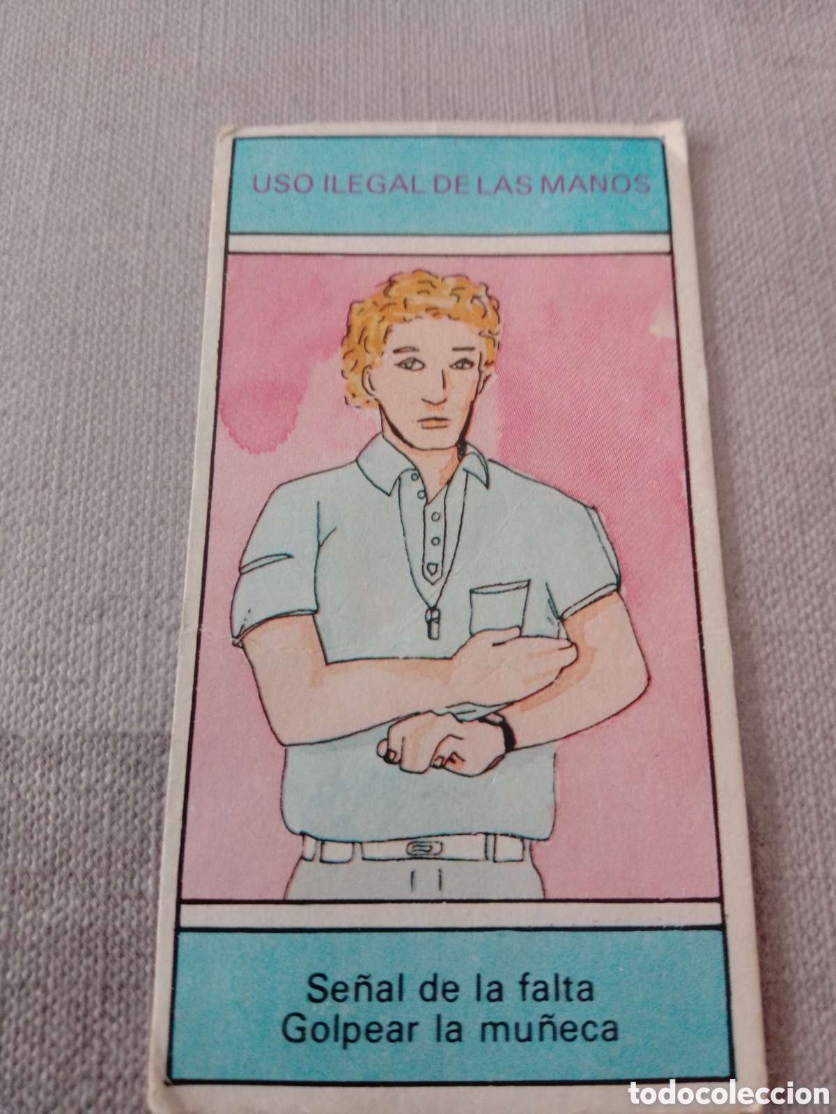 Sports collectibles: USO ILEGAL DE LAS MANOS LIGA BALONCESTO 86 87 MERCHANTE DESPEGADO