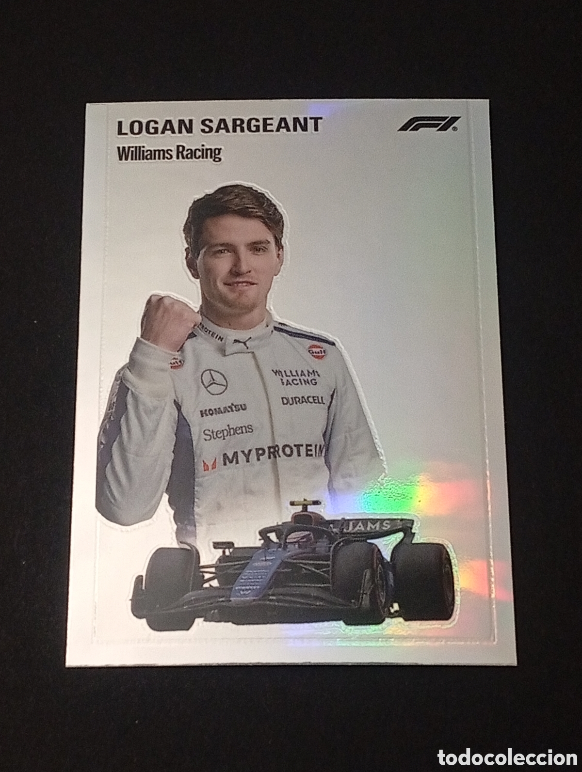 Sammelleidenschaft Sport: 1954 insert LOGAN SARGEANT F 1 F1 TOPPS CHROME 2023 2024 CROMOS CARDS PANINI GRAND PRIX MATCH ATTAX