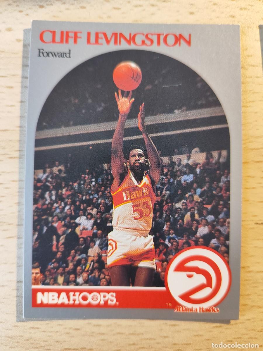 Collezionismo sportivo: 29 NBA HOOPS 90-91 CLIFF LEVINGSTON - ATLANTA HAWKS -- 1990 - 1991 TRADING CARD FICHAS