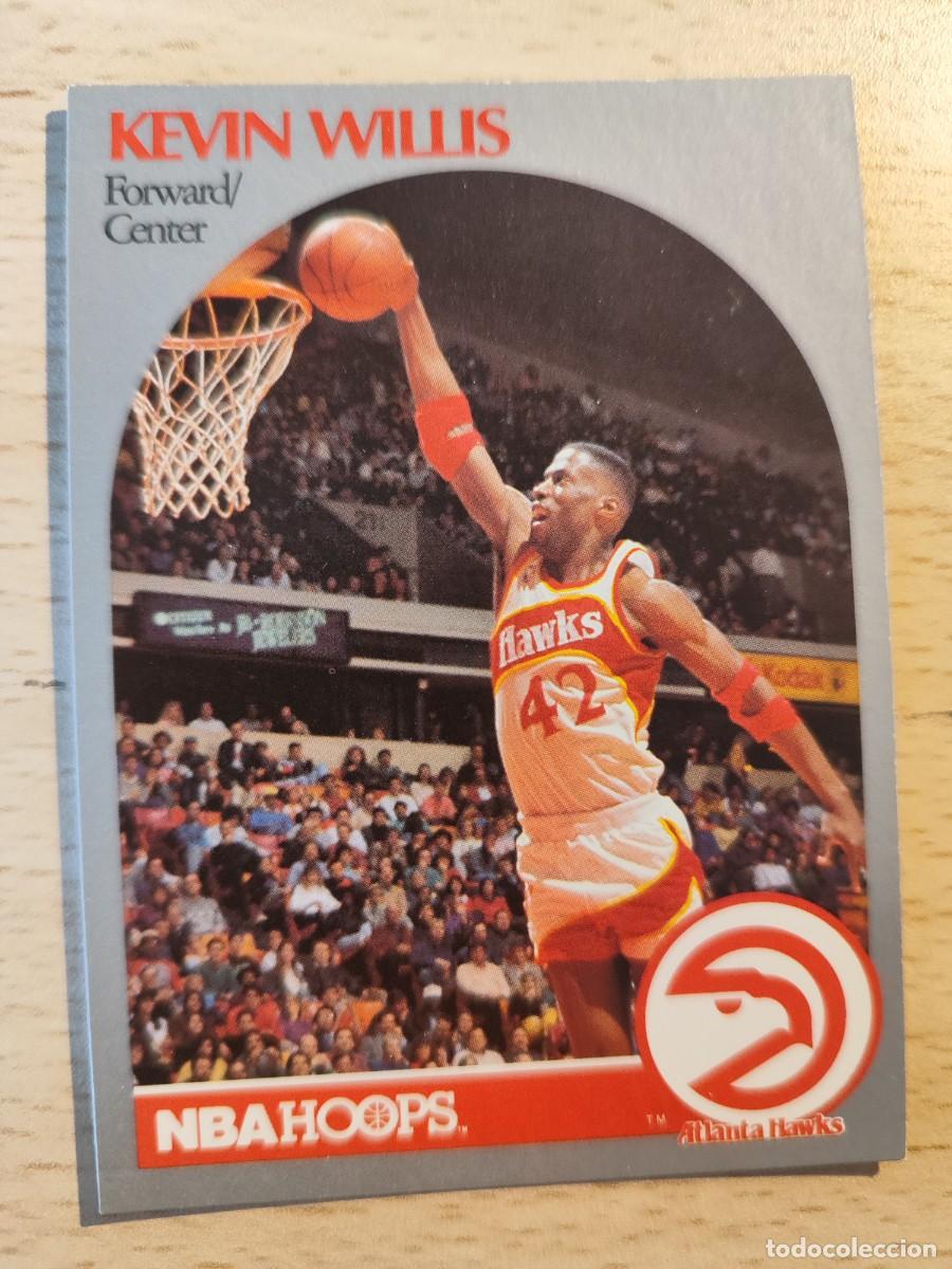 Sammelleidenschaft Sport: 37 NBA HOOPS 90-91 KEVIN WILLIS - ATLANTA HAWKS -- 1990 - 1991 TRADING CARD FICHAS