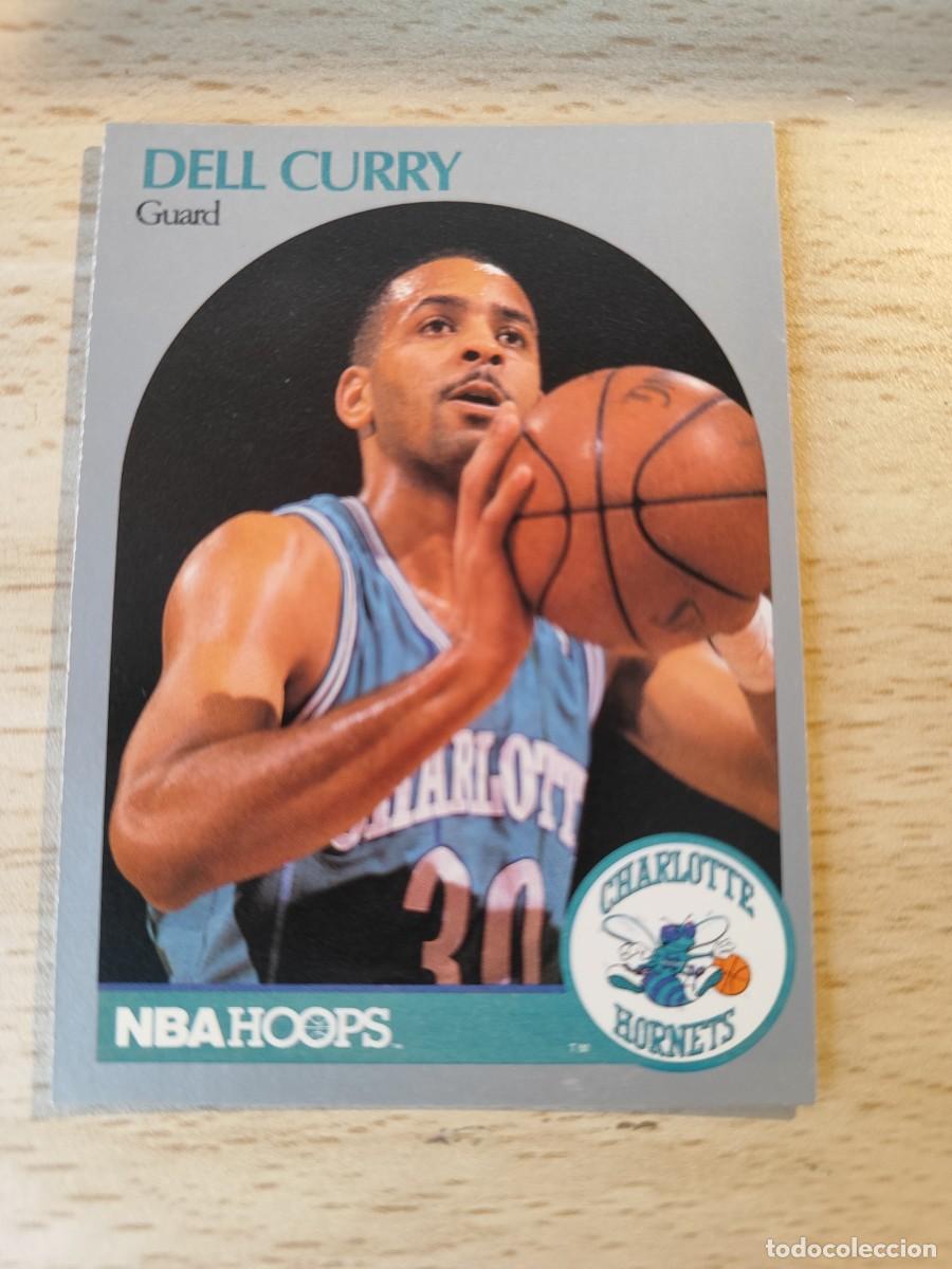 Coleccionismo deportivo: 52 NBA HOOPS 90-91 DELL CURRY - CHARLOTTE HORNETS -- 1990 - 1991 TRADING CARD FICHAS