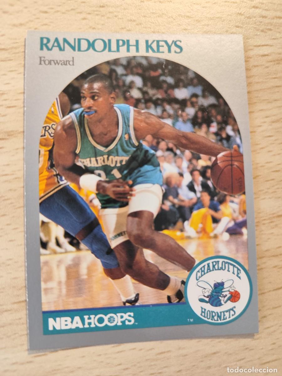Coleccionismo deportivo: 56 NBA HOOPS 90-91 RANDOLPH KEYS - CHARLOTTE HORNETS -- 1990 - 1991 TRADING CARD FICHAS