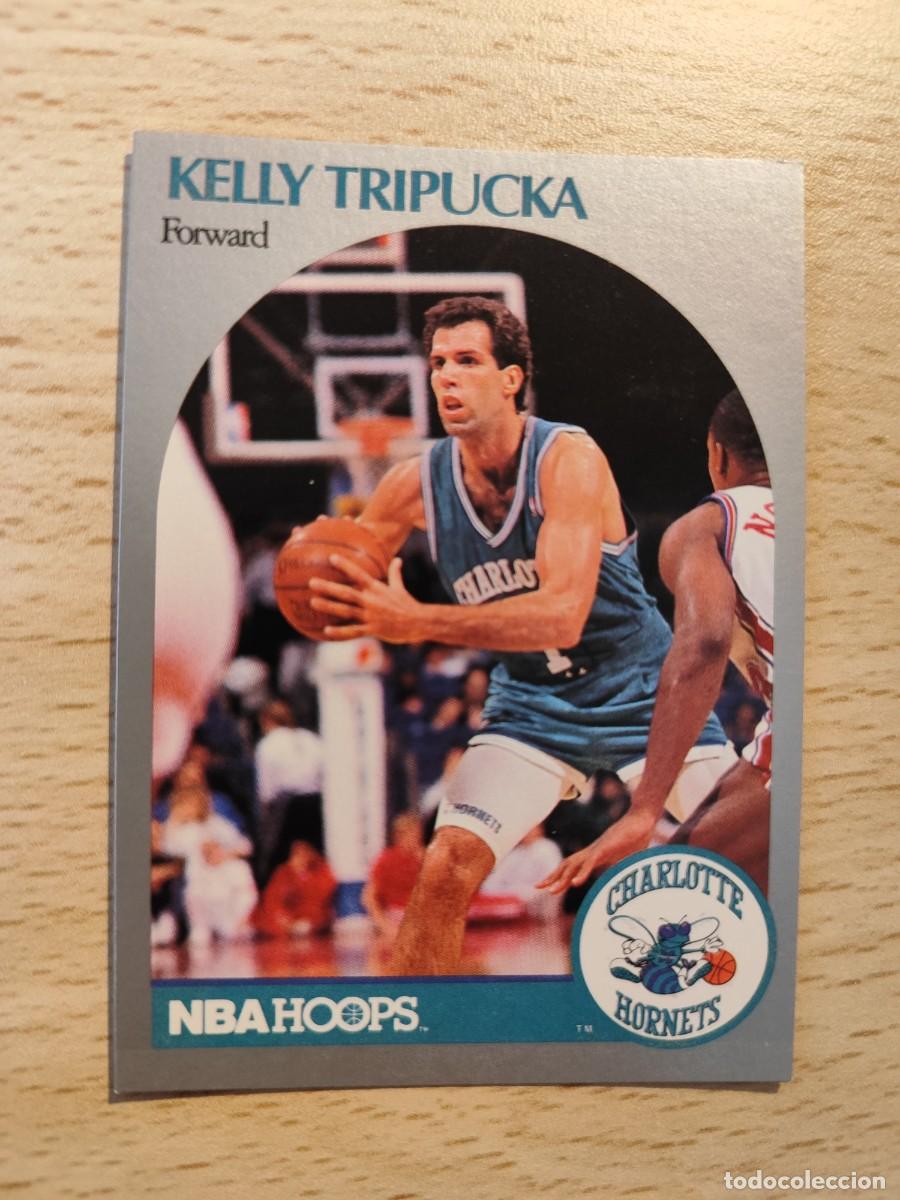 Coleccionismo deportivo: 59 NBA HOOPS 90-91 KELLY TRIPUCKA - CHARLOTTE HORNETS -- 1990 - 1991 TRADING CARD FICHAS