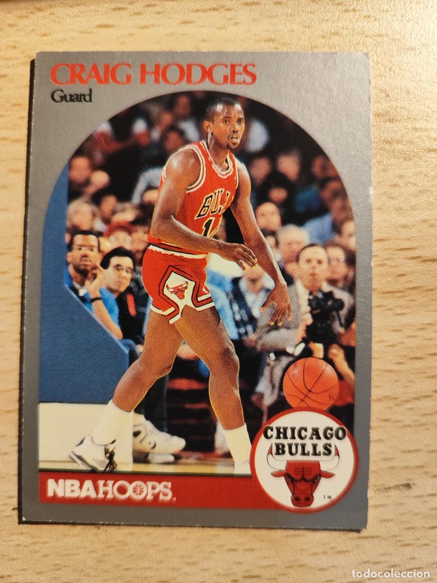 Coleccionismo deportivo: 64 NBA HOOPS 90-91 CRAIG HODGES - CHICAGO BULLS -- 1990 - 1991 TRADING CARD FICHAS