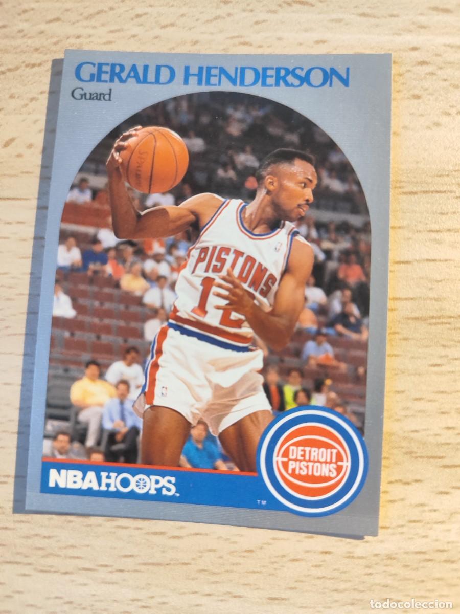 Collezionismo sportivo: 106 NBA HOOPS 90-91 GERALD HENDERSON - DETROIT PISTONS -- 1990 - 1991 TRADING CARD FICHAS