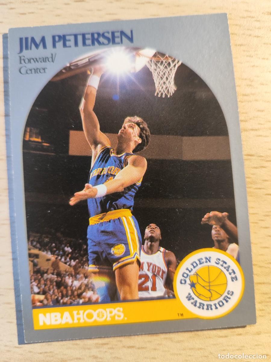 Coleccionismo deportivo: 117 NBA HOOPS 90-91 JIM PETERSEN - GOLDEN STATE WARRIORS -- 1990 - 1991 TRADING CARD FICHAS