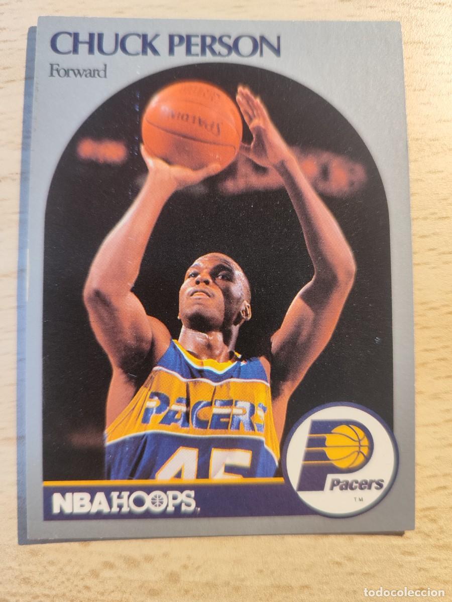 Coleccionismo deportivo: 136 NBA HOOPS 90-91 CHUCK PERSON - INDIANA PACERS -- 1990 - 1991 TRADING CARD FICHAS
