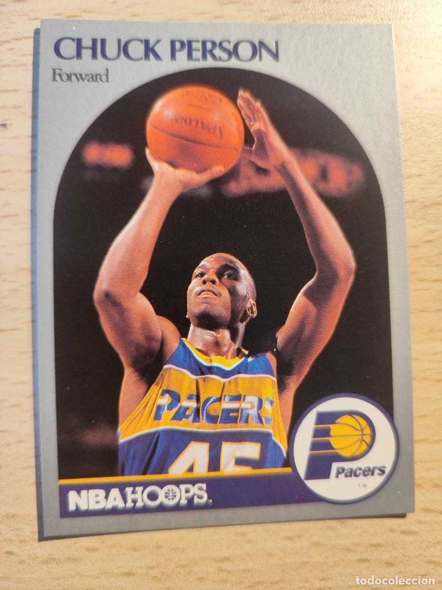 Coleccionismo deportivo: 136 NBA HOOPS 90-91 CHUCK PERSON - INDIANA PACERS -- 1990 - 1991 TRADING CARD FICHAS