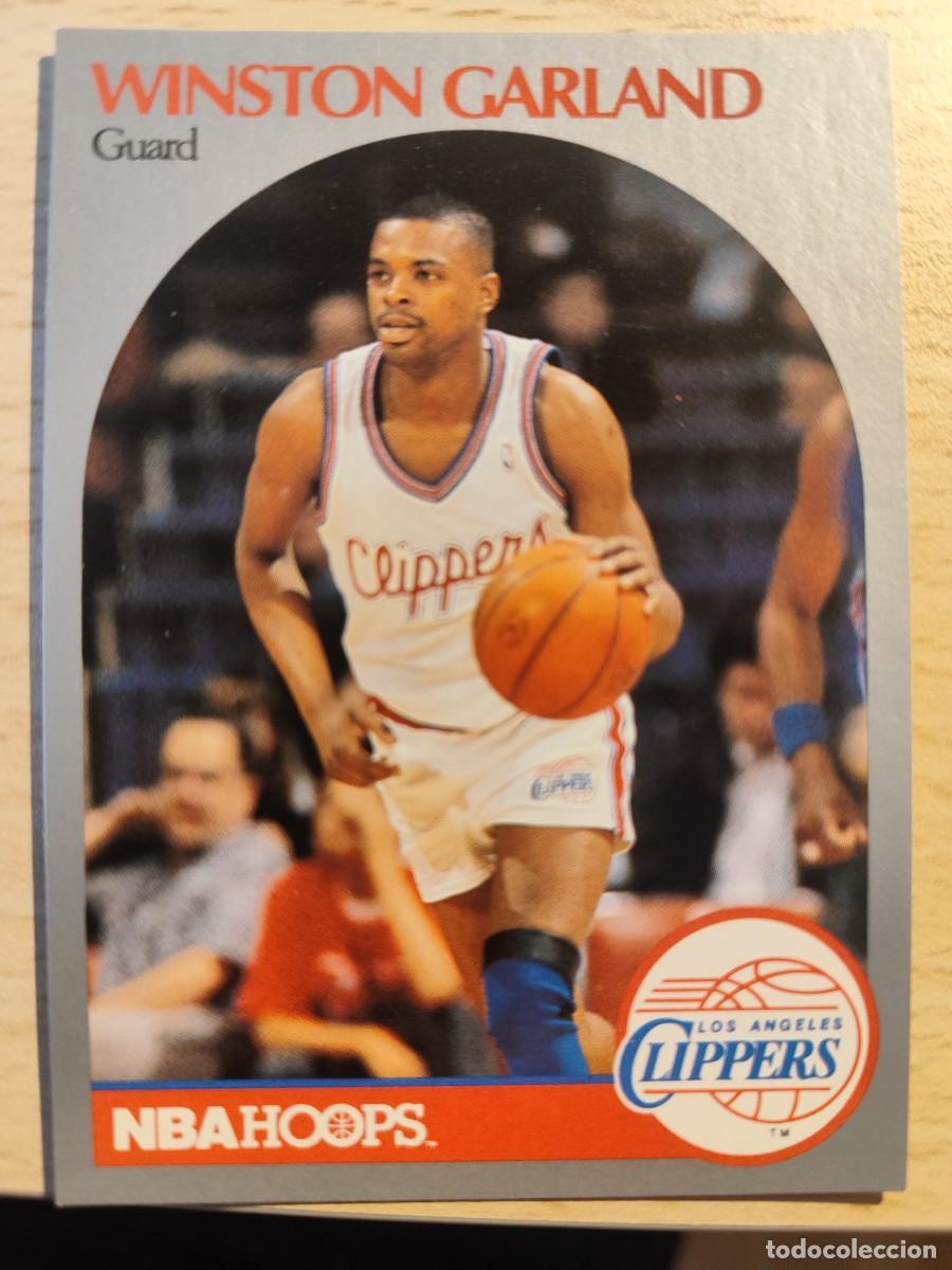 Coleccionismo deportivo: 143 NBA HOOPS 90-91 WINSTON GARLAND - LOS ANGELES CLIPPERS -- 1990 - 1991 TRADING CARD FICHAS