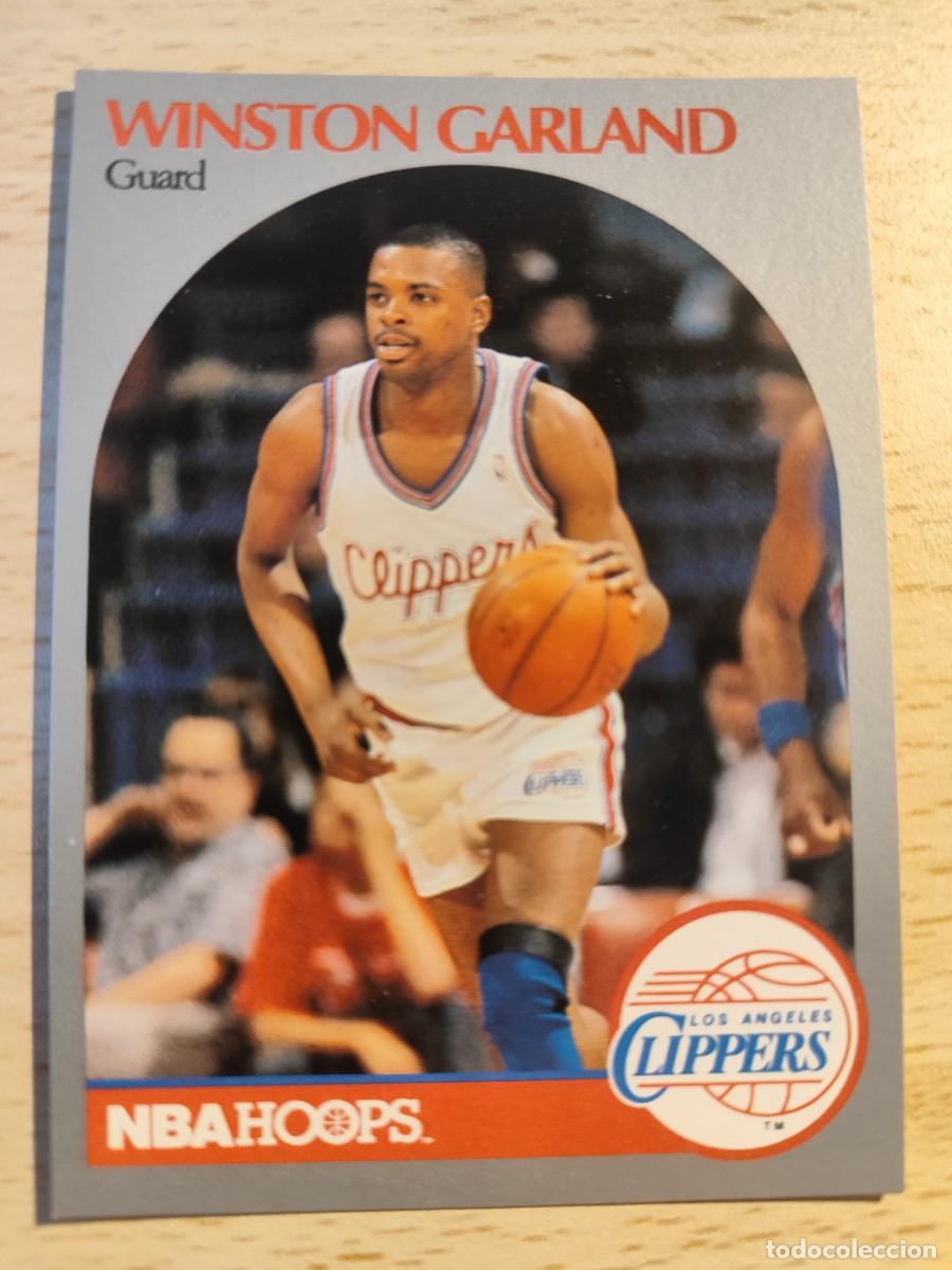 Coleccionismo deportivo: 143 NBA HOOPS 90-91 WINSTON GARLAND - LOS ANGELES CLIPPERS -- 1990 - 1991 TRADING CARD FICHAS