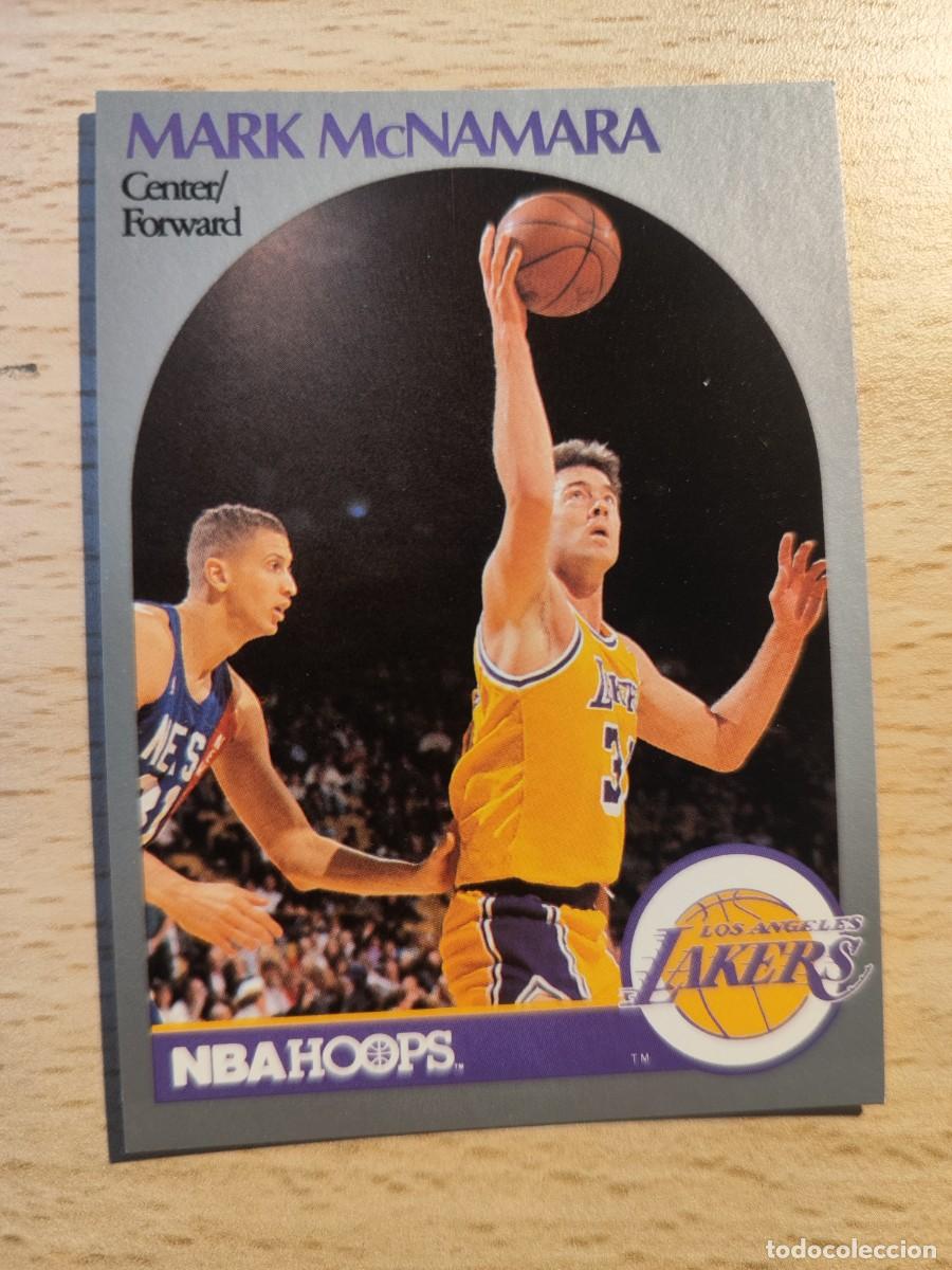 Coleccionismo deportivo: 158 NBA HOOPS 90-91 MARK MCNAMARA - LOS ANGELES LAKERS -- 1990 - 1991 TRADING CARD FICHAS