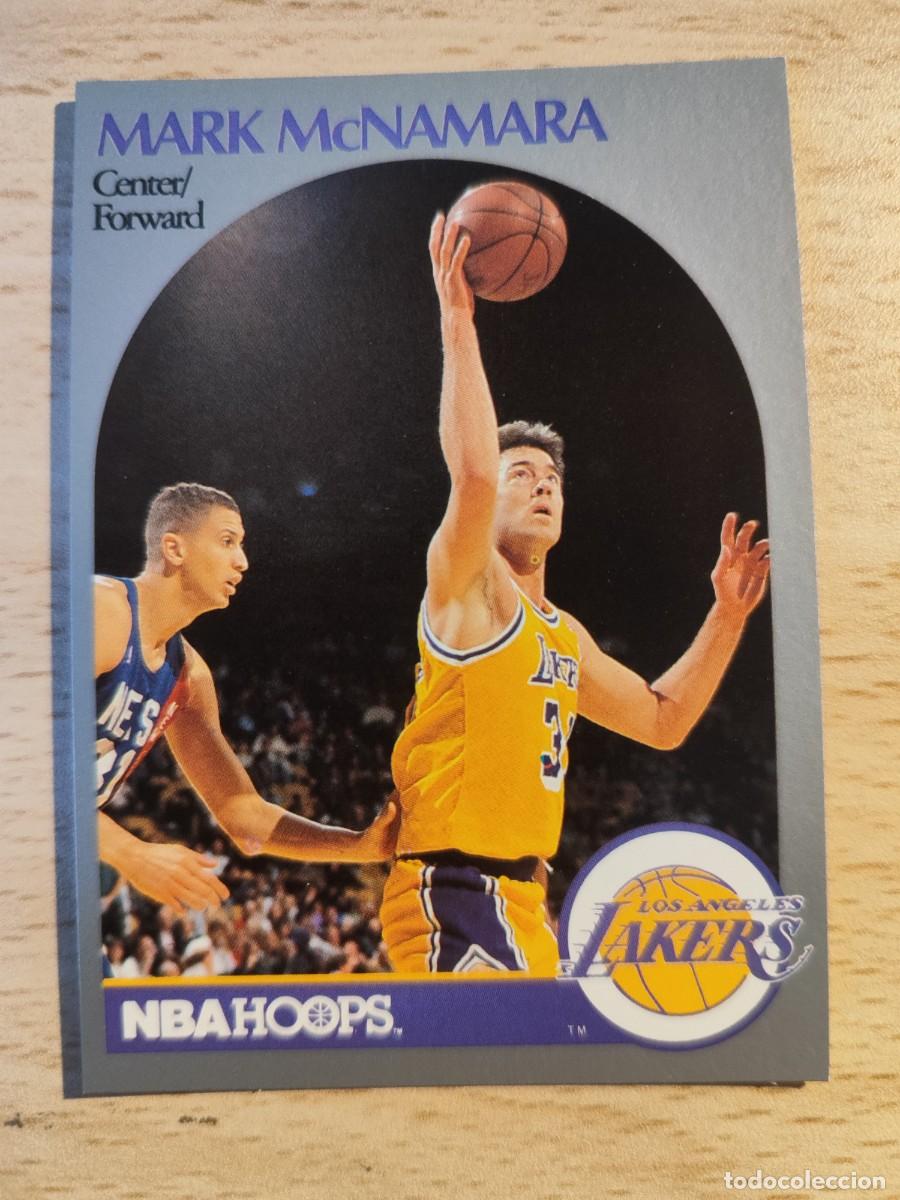 Coleccionismo deportivo: 158 NBA HOOPS 90-91 MARK MCNAMARA - LOS ANGELES LAKERS -- 1990 - 1991 TRADING CARD FICHAS