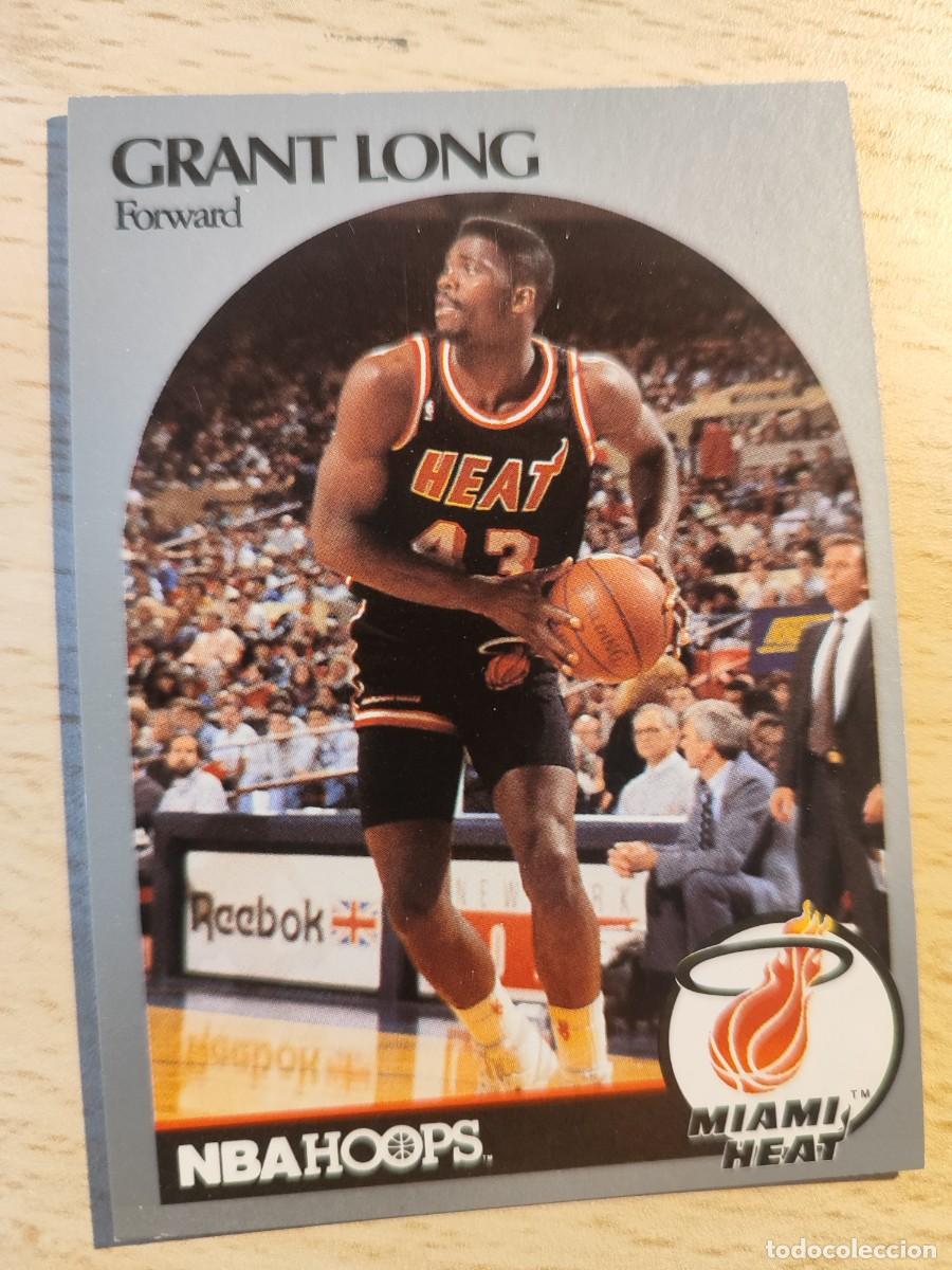 Coleccionismo deportivo: 167 NBA HOOPS 90-91 GRANT LONG - MIAMI HEAT -- 1990 - 1991 TRADING CARD FICHAS