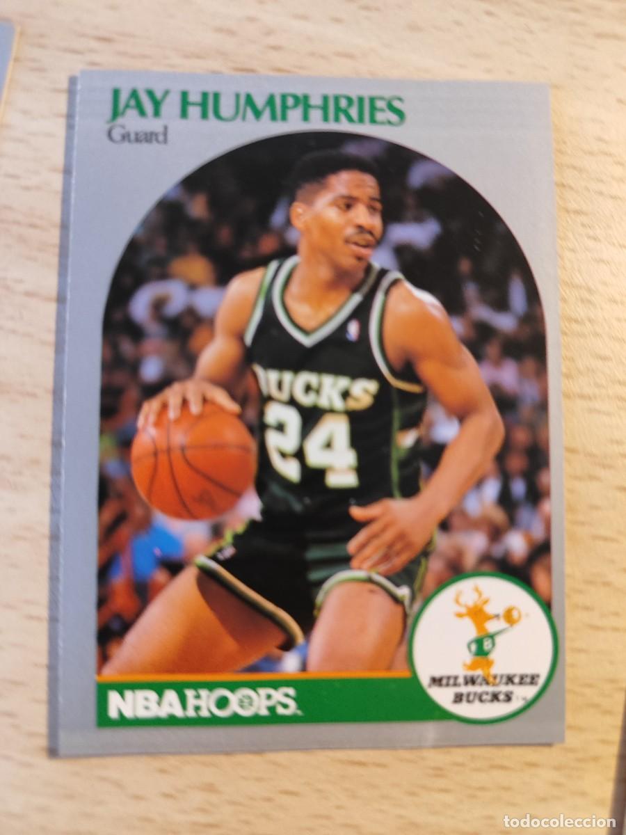 Coleccionismo deportivo: 175 NBA HOOPS 90-91 JAY HUMPHRIES - MILWAUKEE BUCKS -- 1990 - 1991 TRADING CARD FICHAS