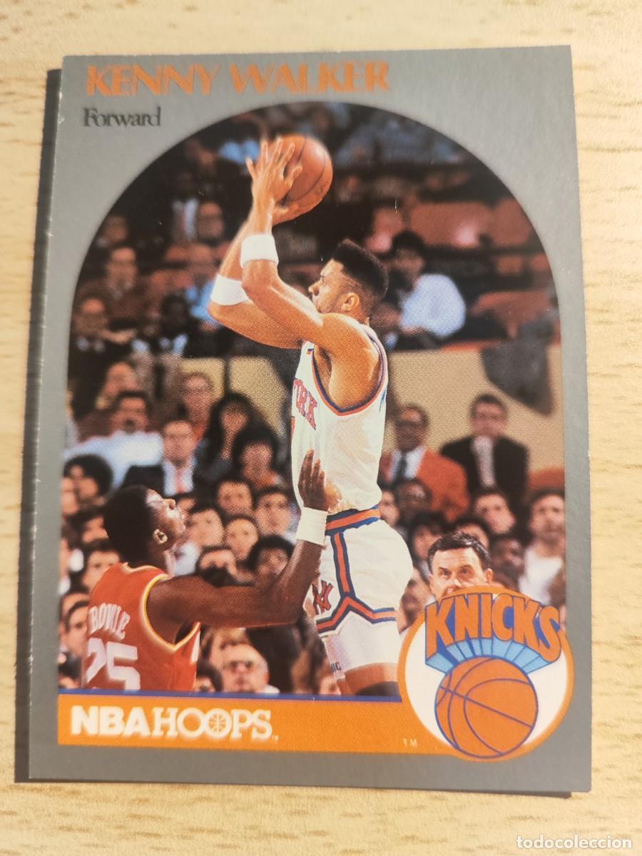 Colecionismo desportivo: 210 NBA HOOPS 90-91 KENNY WALKER - NEW YORK KNICKS -- 1990 - 1991 TRADING CARD FICHAS