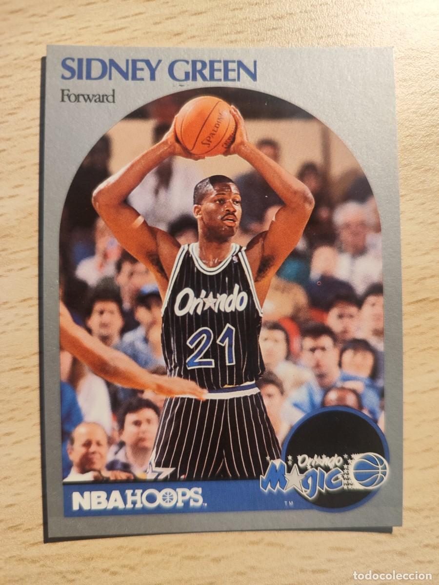 Sammelleidenschaft Sport: 218 NBA HOOPS 90-91 SIDNEY GREEN - ORLANDO MAGIC -- 1990 - 1991 TRADING CARD FICHAS