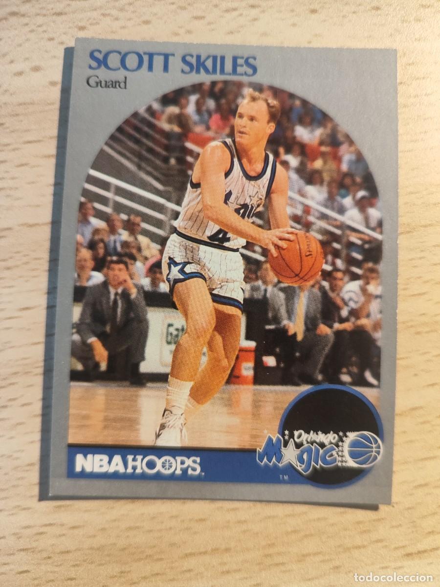 Sammelleidenschaft Sport: 220 NBA HOOPS 90-91 SCOTT SKILES - ORLANDO MAGIC -- 1990 - 1991 TRADING CARD FICHAS
