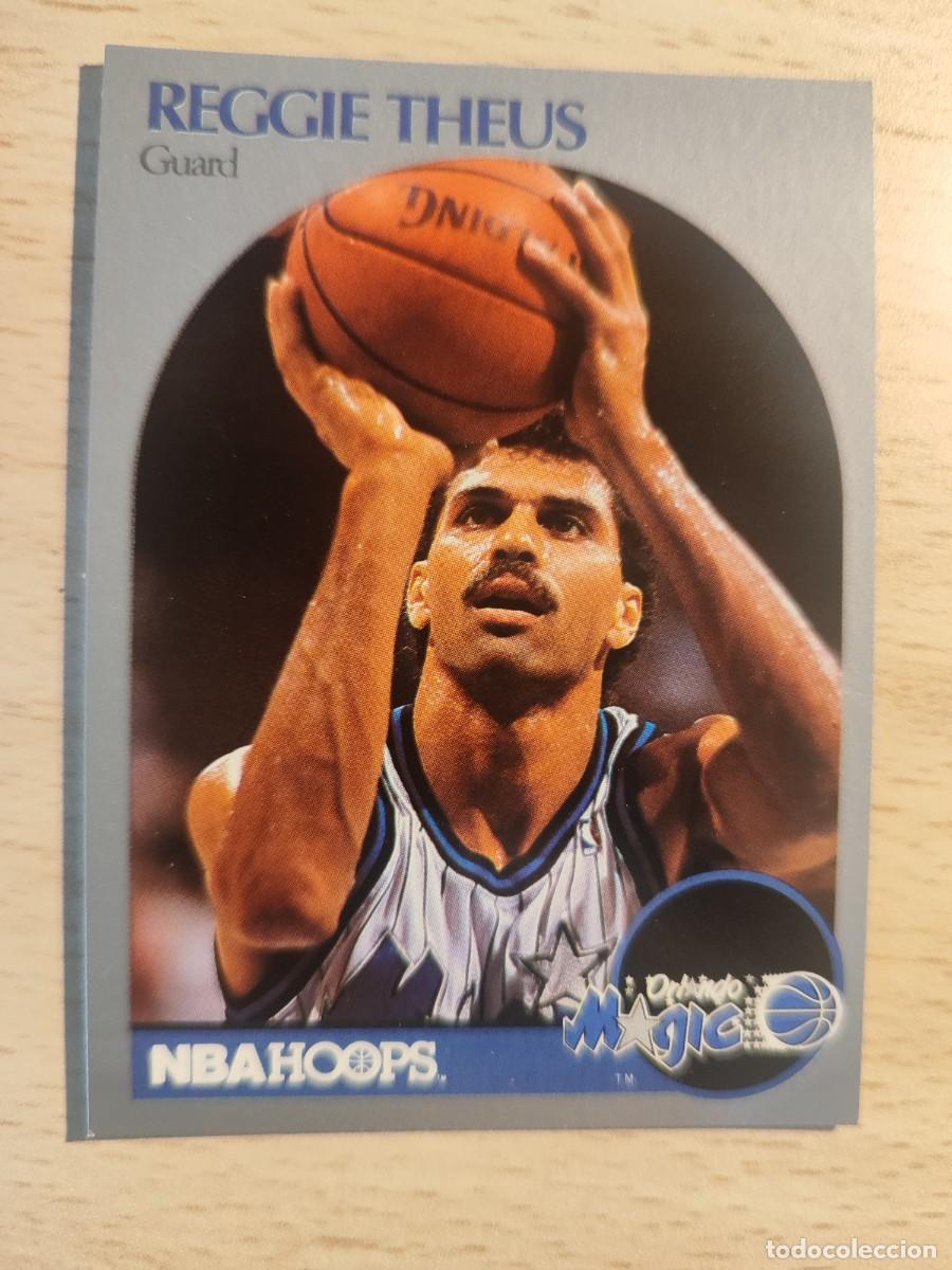 Coleccionismo deportivo: 222 NBA HOOPS 90-91 REGGIE THEUS - ORLANDO MAGIC -- 1990 - 1991 TRADING CARD FICHAS