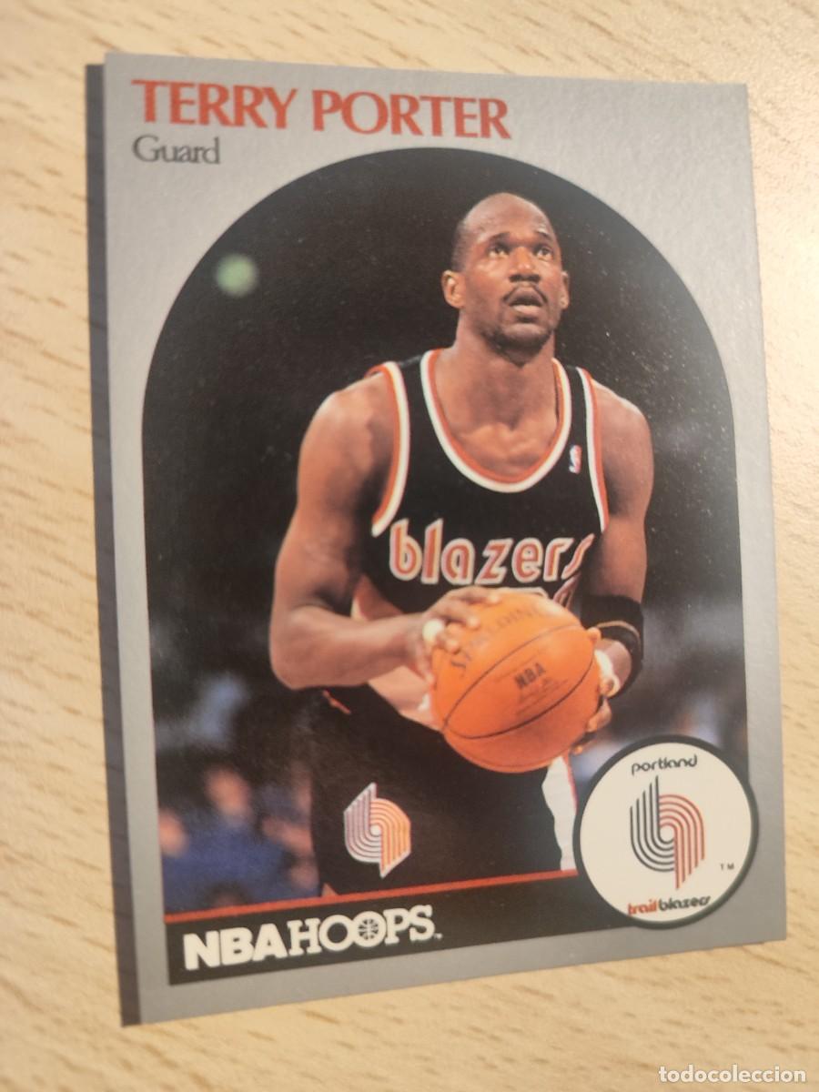 Collezionismo sportivo: 249 NBA HOOPS 90-91 TERRY PORTER - PORTLAND TRAIL BLAZERS -- 1990 - 1991 TRADING CARD FICHAS