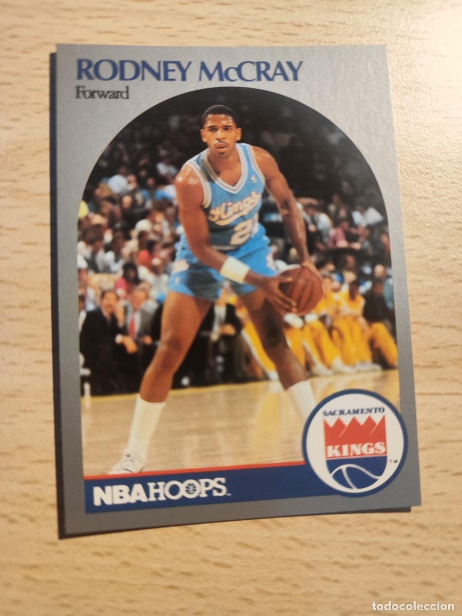 Coleccionismo deportivo: 259 NBA HOOPS 90-91 RODNEY MCCRAY - SACRAMENTO KINGS -- 1990 - 1991 TRADING CARD FICHAS
