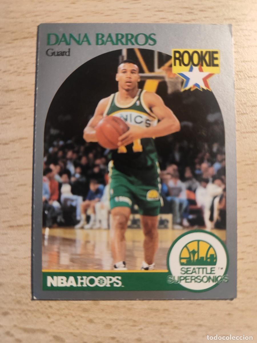 Coleccionismo deportivo: 274 NBA HOOPS 90-91 DANA BARROS - SEATTLE SUPERSONICS -- 1990 - 1991 TRADING CARD FICHAS