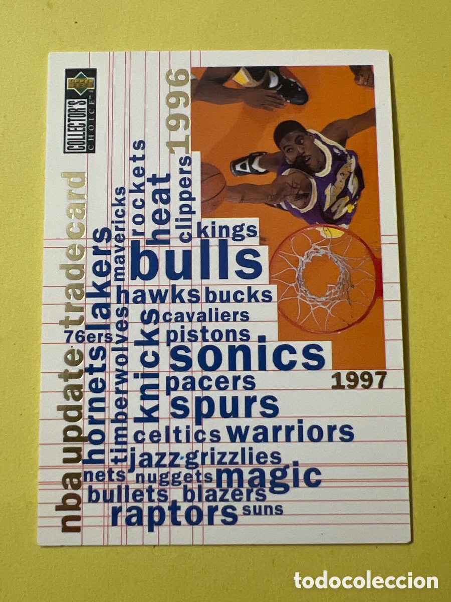 Sammelleidenschaft Sport: A798. NBA Update Trade Card Collector's Choice 1996-97