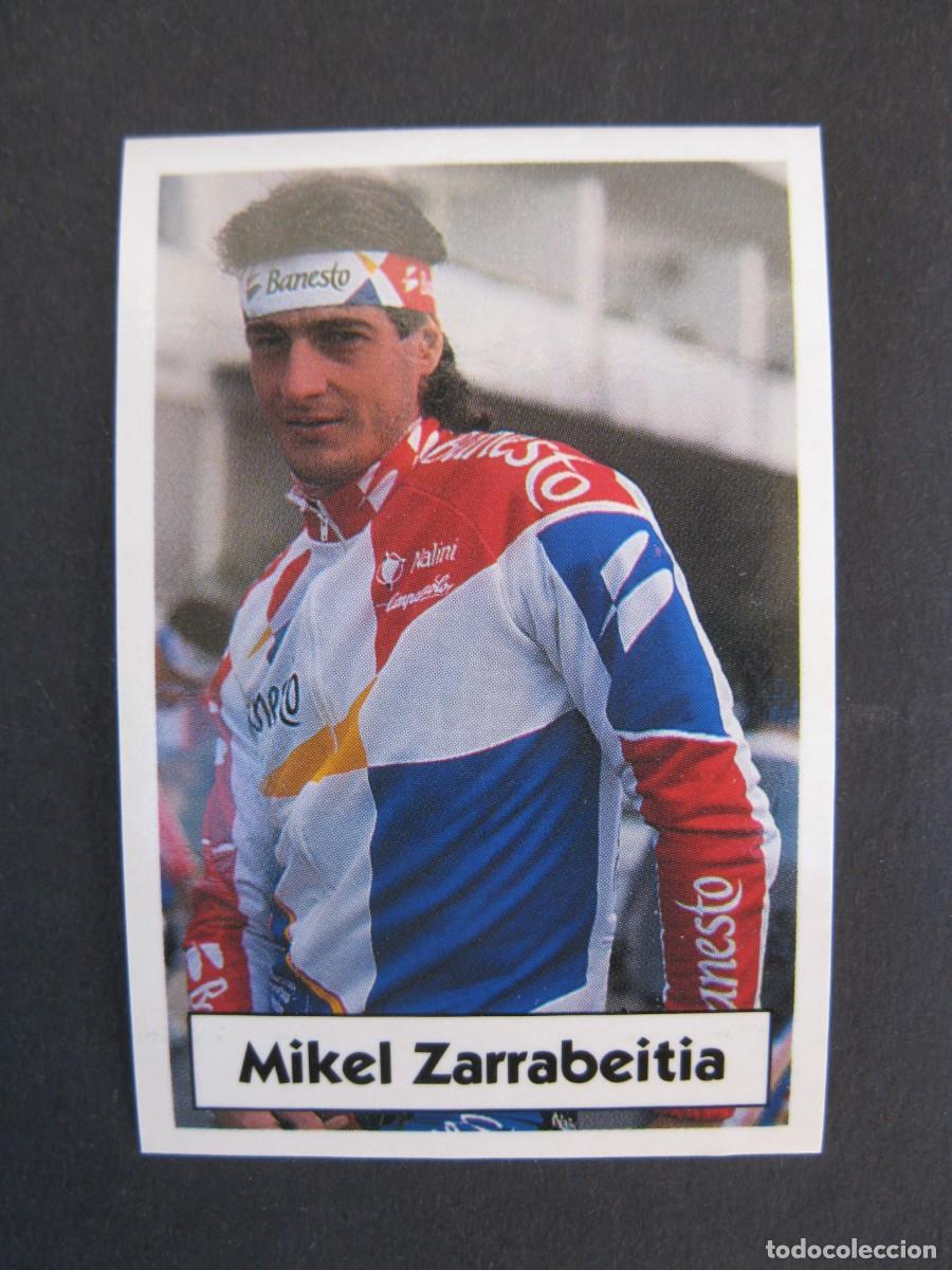 Coleccionismo deportivo: LA VUELTA CICLISTA DE BIMBO 1994 - CROMO N&ordm; 39 - MIKEL ZARRABEITIA - BIMBO - NUNCA PEGADO.