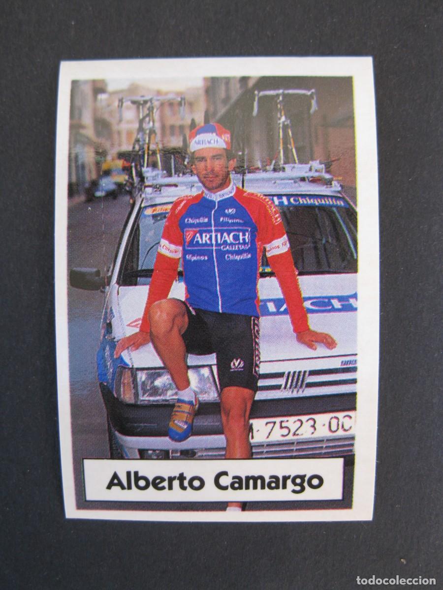 Coleccionismo deportivo: LA VUELTA CICLISTA DE BIMBO 1994 - CROMO N&ordm; 13 - ALBERTO CAMARGO - BIMBO - NUNCA PEGADO.