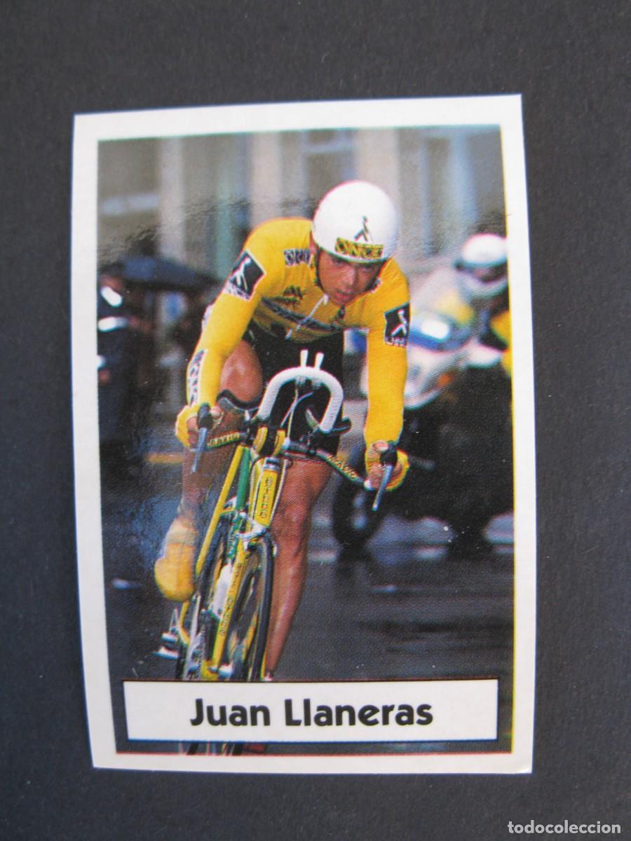 Coleccionismo deportivo: LA VUELTA CICLISTA DE BIMBO 1994 - CROMO N&ordm; 7 - JUAN LLANERAS - BIMBO - NUNCA PEGADO.