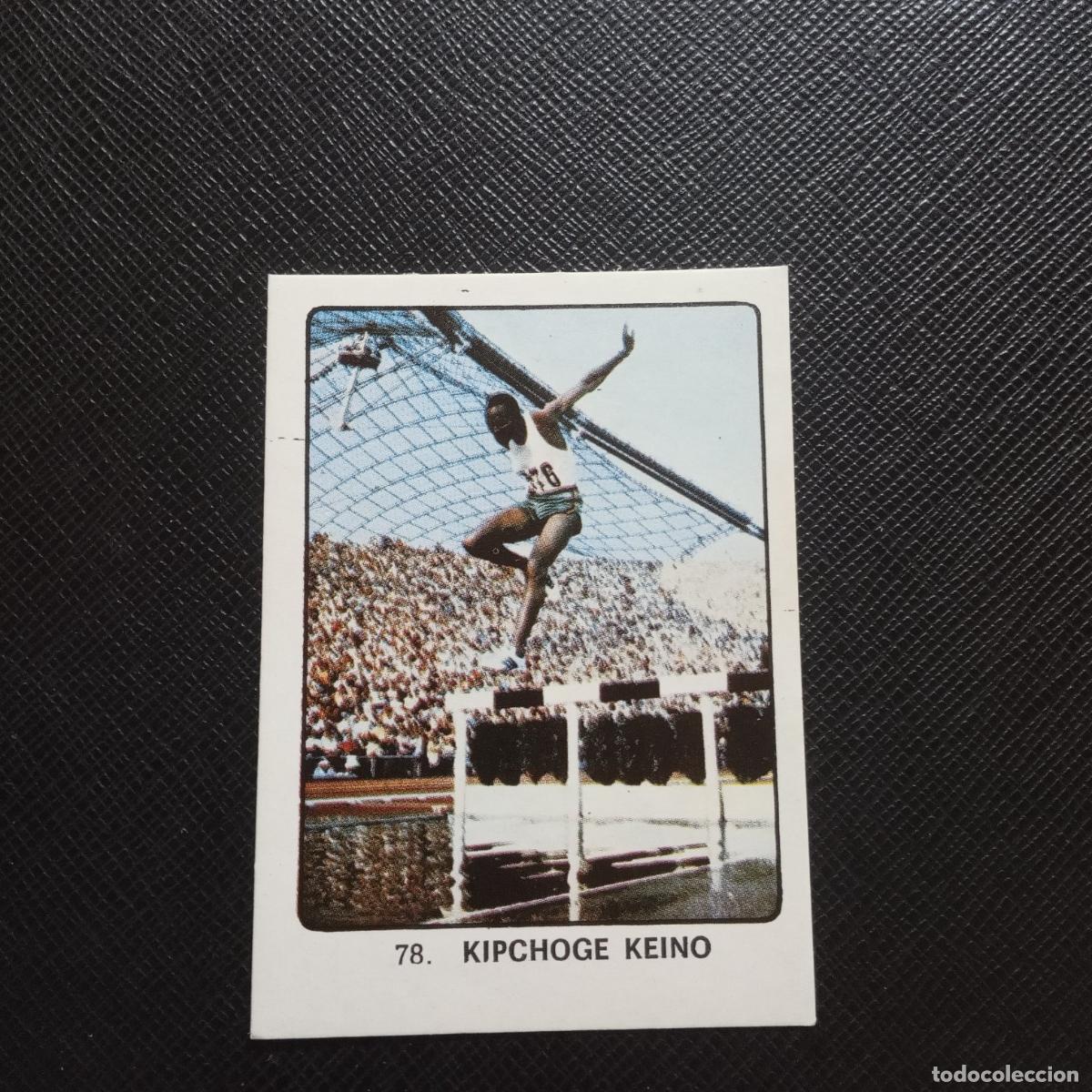 Colecionismo desportivo: 78 KIPCHOGE KEINO KEISA CAMPEONES MUNDIAL 74 CROMO 1974 - SIN PEGAR - A49 PG244