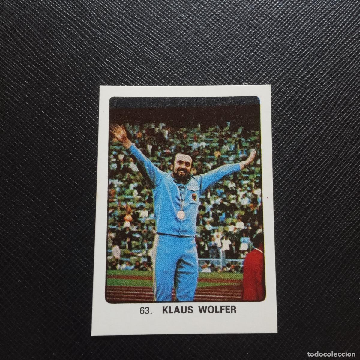 Sammelleidenschaft Sport: 63 KLAUS WOLFER KEISA CAMPEONES MUNDIAL 74 CROMO 1974 - SIN PEGAR - A49 PG505