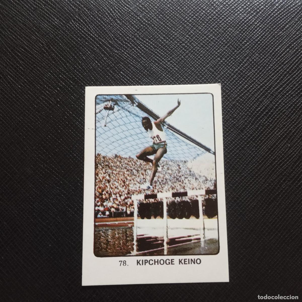 Sammelleidenschaft Sport: 78 KIPCHOGE KEINO KEISA CAMPEONES MUNDIAL 74 CROMO 1974 - SIN PEGAR - A48 PG8