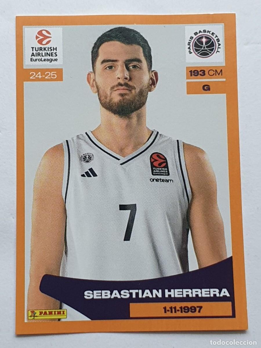 Collezionismo sportivo: #283 SEBASTIAN HERRERA (Paris) - PANINI EuroLeague 2024-25 Sticker