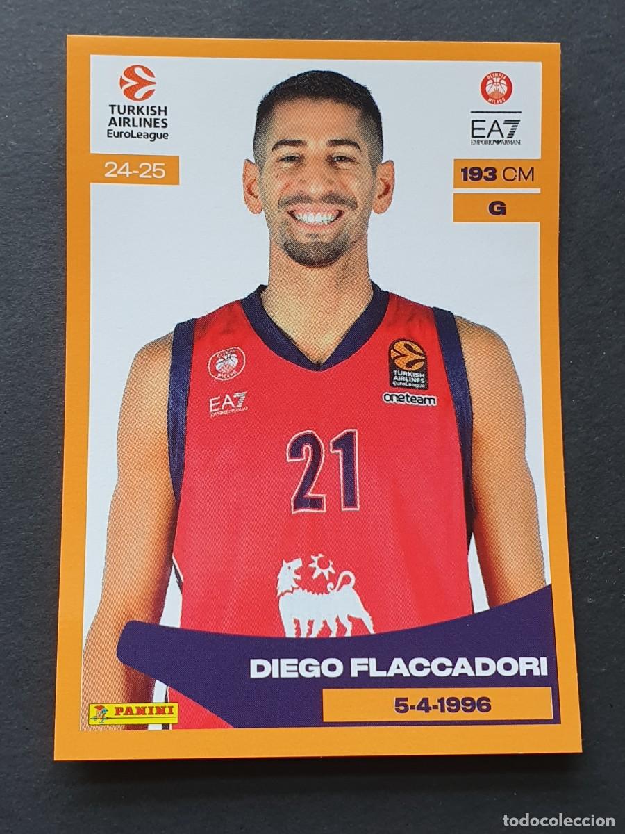 Collezionismo sportivo: #161 DIEGO FLACCADORI (Olimpia Milano) - PANINI EuroLeague 2024-25 Sticker