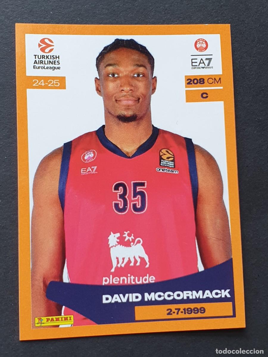 Sammelleidenschaft Sport: #169 DAVID MCCORMACK (Olimpia Milano) - PANINI EuroLeague 2024-25 Sticker