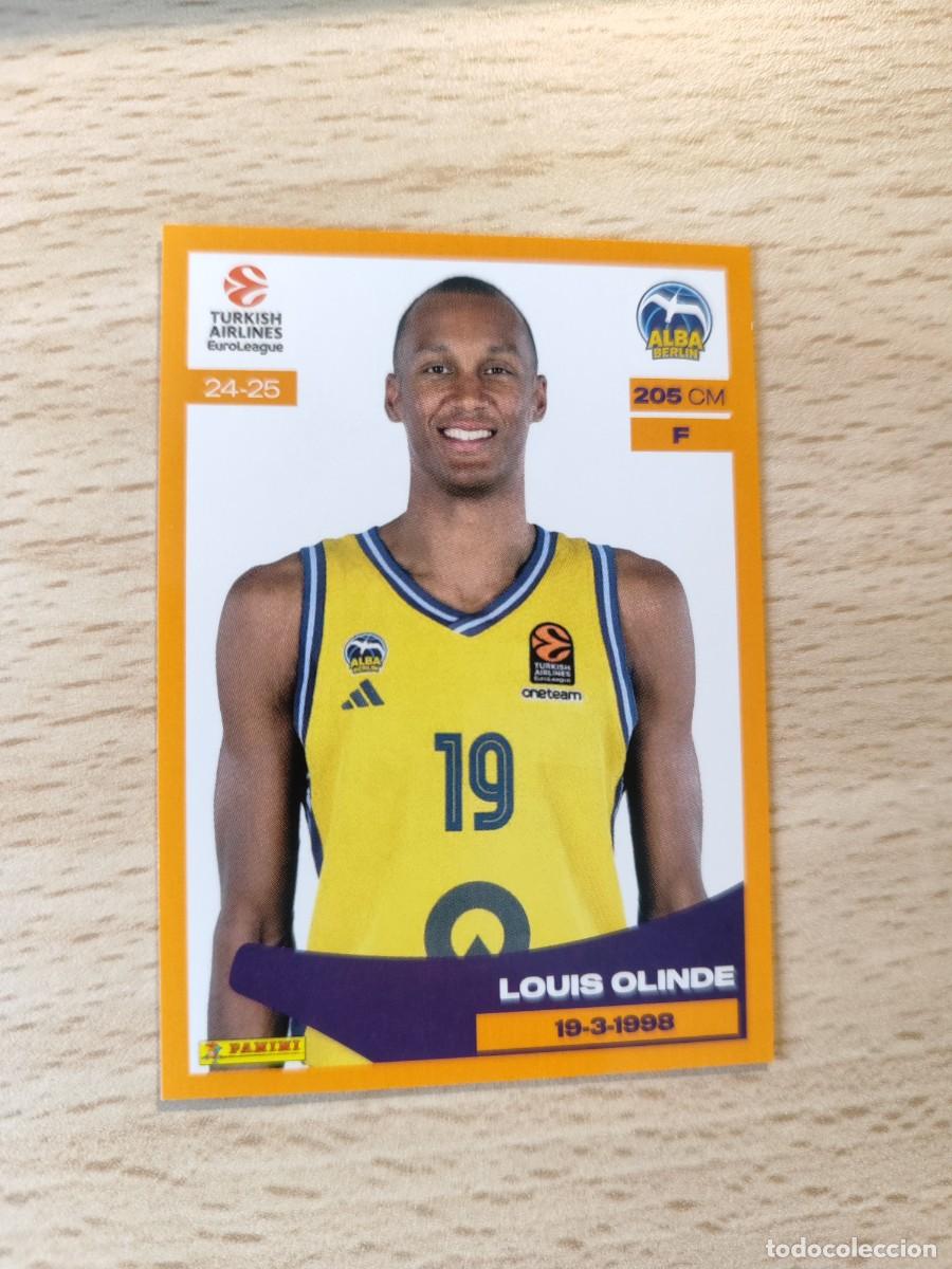 Sammelleidenschaft Sport: &nbsp;85 LUIS OLINDE - ALBA BERLIN&nbsp; EUROLEAGUE 2024 25 - - PANINI EUROLIGA 24 2025 BALONCESTO