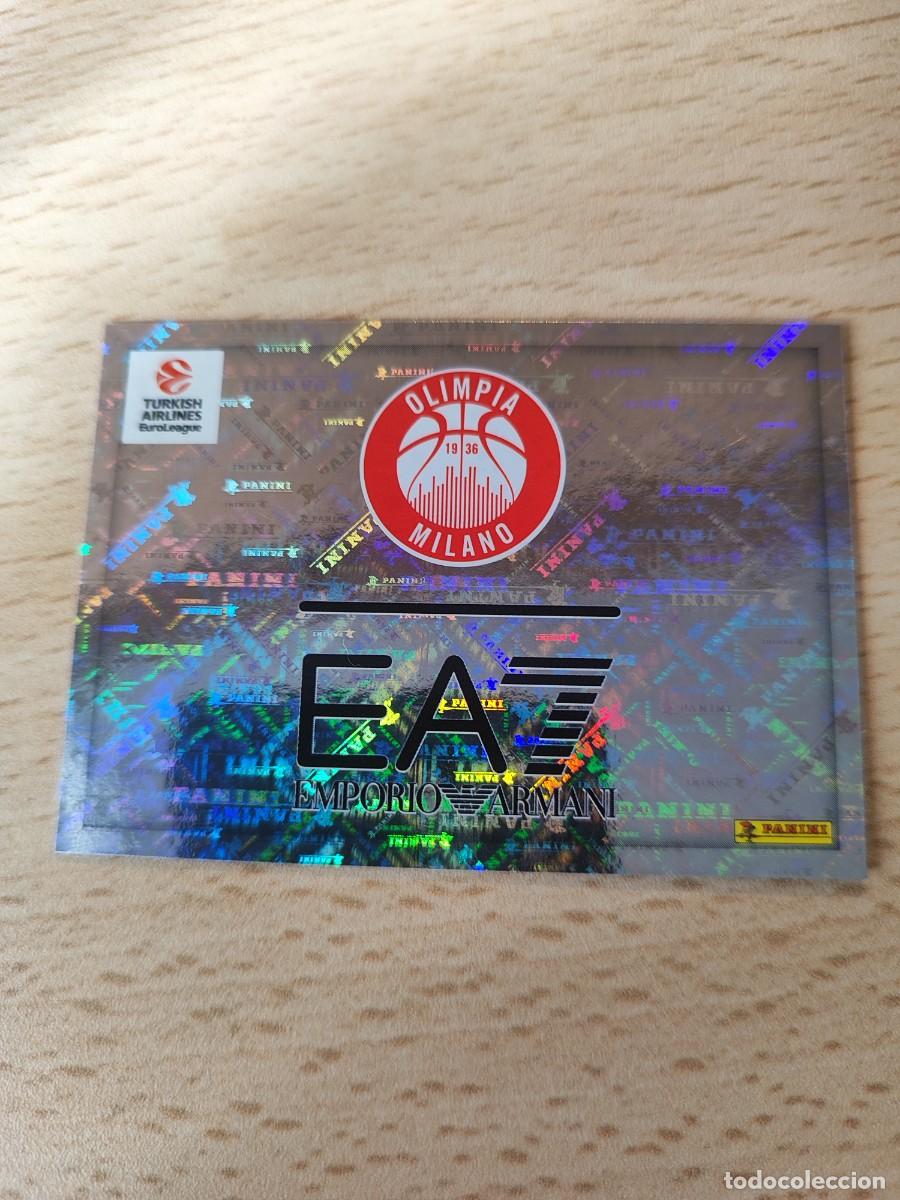 Coleccionismo deportivo: &nbsp;154 LOGO ESCUDO - ARMANI MILANO *&nbsp; EUROLEAGUE 2024 25 - - PANINI EUROLIGA 24 2025 BALONCESTO