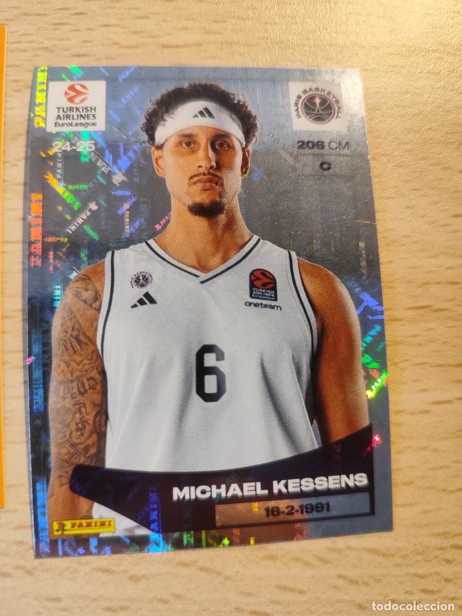 Coleccionismo deportivo: &nbsp;293 MICHAEL KESSENS - PARIS BASKETBALL&nbsp; EUROLEAGUE 2024 25 - - PANINI EUROLIGA 24 2025 BALONCESTO