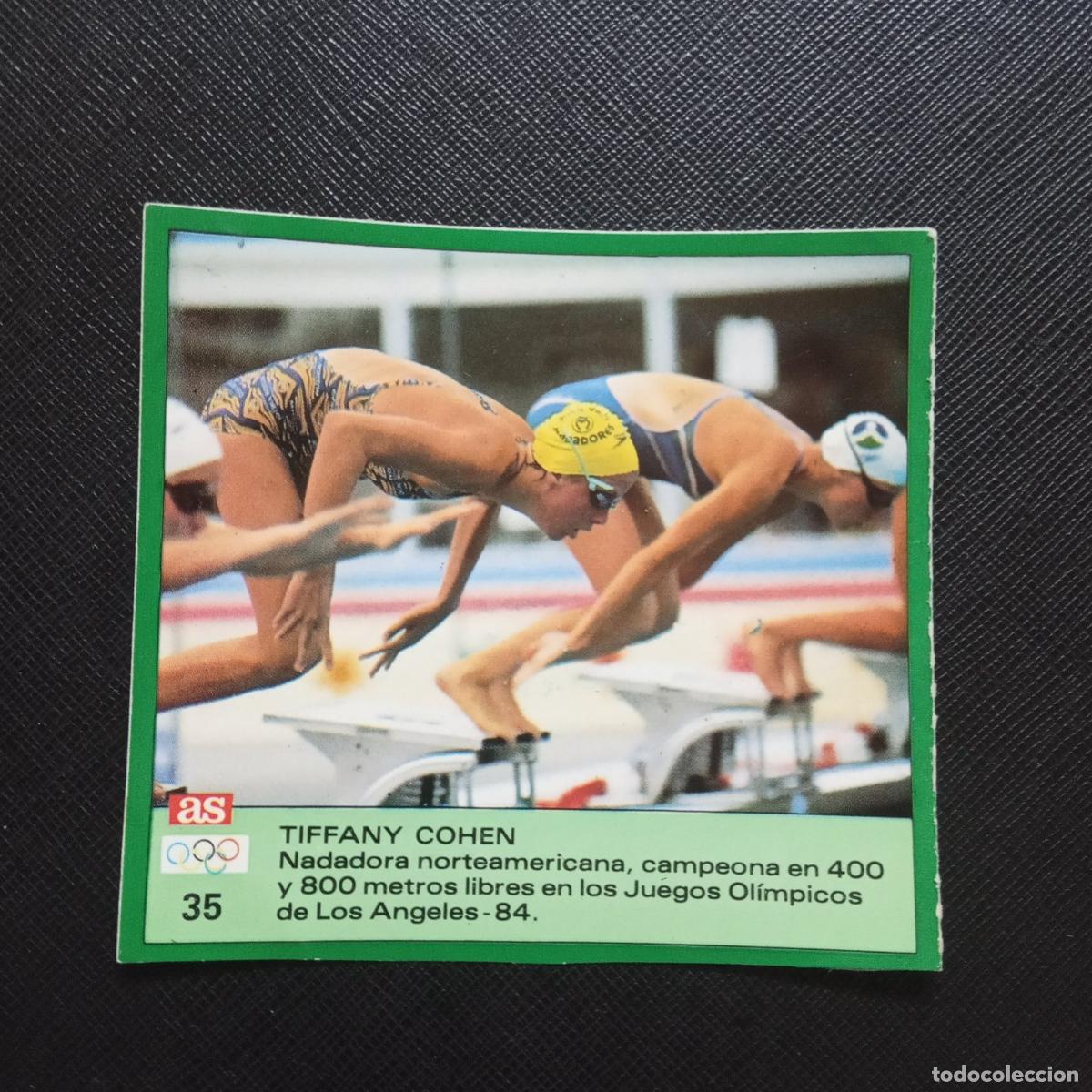 Colecionismo desportivo: 35 TIFFANY COHEN NATACION AS ASES OLIMPICOS SEUL 1988 CROMO 88 - SIN PEGAR - CJ1