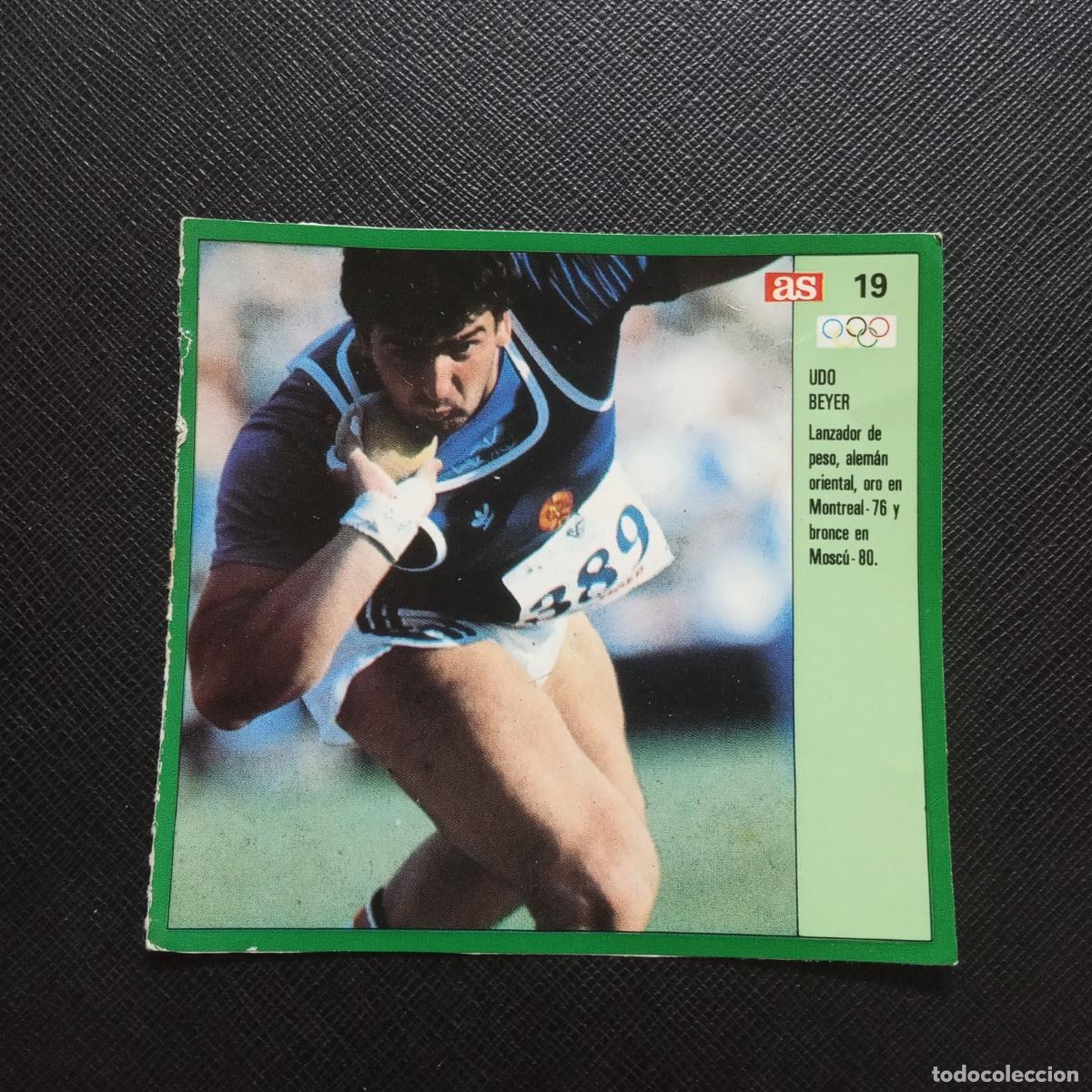 Colecionismo desportivo: 19 UDO BEYER AS ASES OLIMPICOS SEUL 1988 CROMO 88 - SIN PEGAR - CJ1