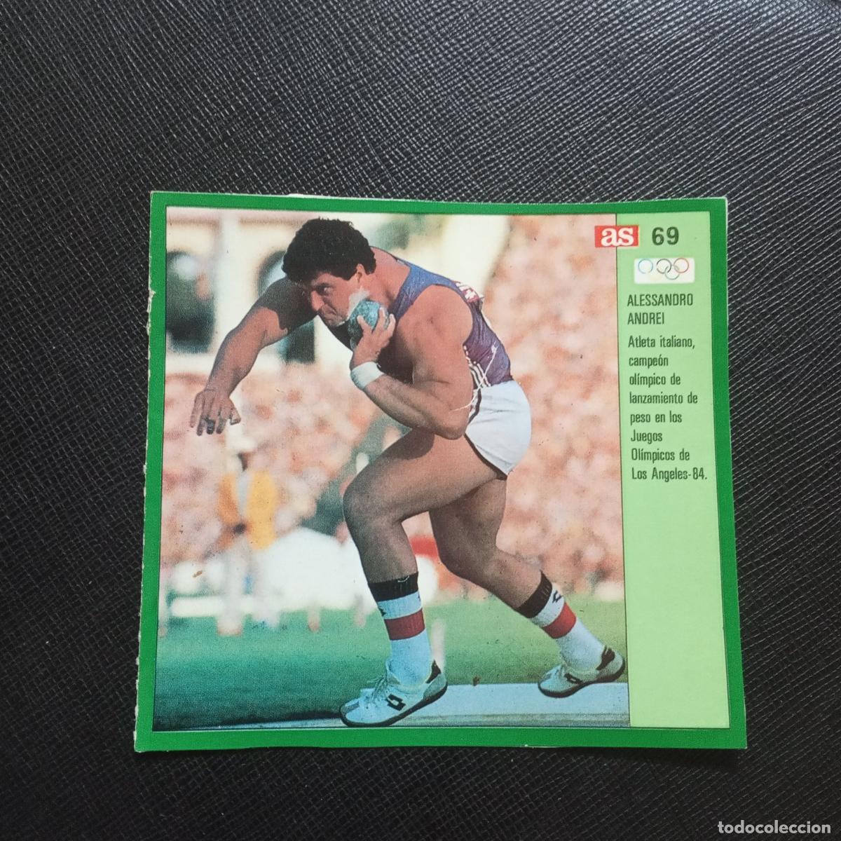 Colecionismo desportivo: 69 ALESSANDRO ANDREI AS ASES OLIMPICOS SEUL 1988 CROMO 88 - SIN PEGAR - CJ1