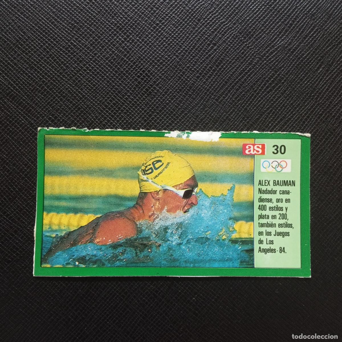 Colecionismo desportivo: 30 AELEX BAUMAN NATACION AS ASES OLIMPICOS SEUL 1988 CROMO 88 - SIN PEGAR - A165 PG388