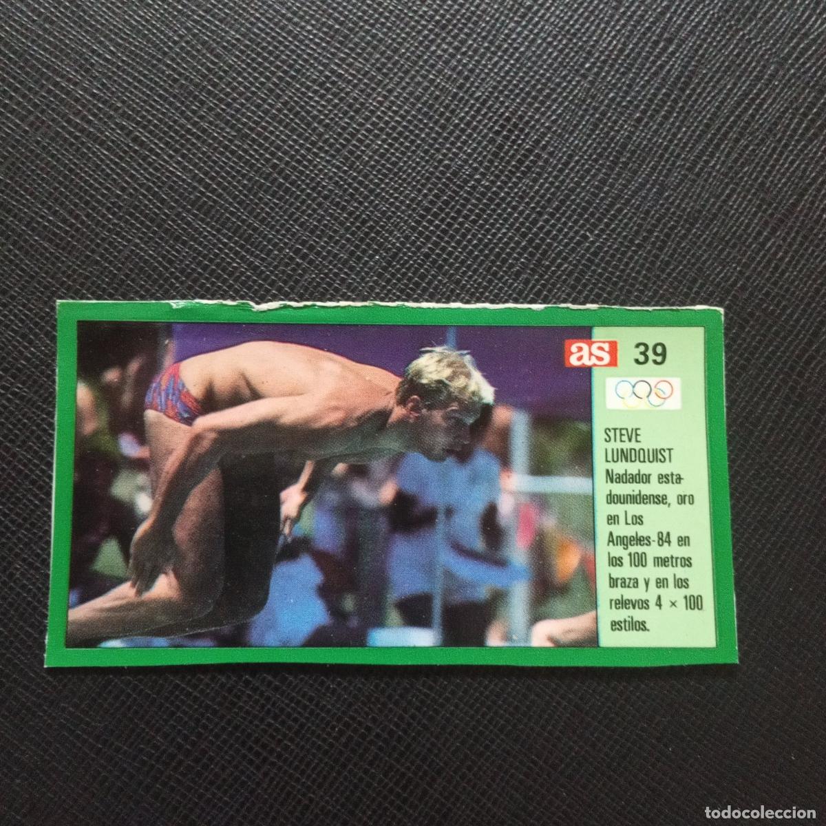 Colecionismo desportivo: 39 STEVE LUNDQUIST NATACION AS ASES OLIMPICOS SEUL 1988 CROMO 88 - SIN PEGAR - A165 PG388