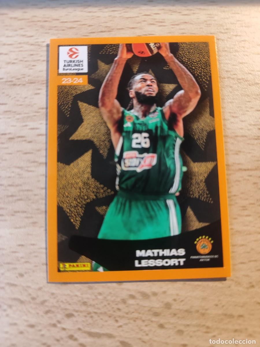 Coleccionismo deportivo: &nbsp;385&nbsp;MATHIAS LESSORT - PANATHINAIKOS EUROLEAGUE 2024 25 - AWARDS 2023-24 PANINI EUROLIGA 24 2025 BAL